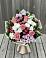 Букет цветов из: Альстромерии, Гвоздики, Розы и Хризантемы в Раменском