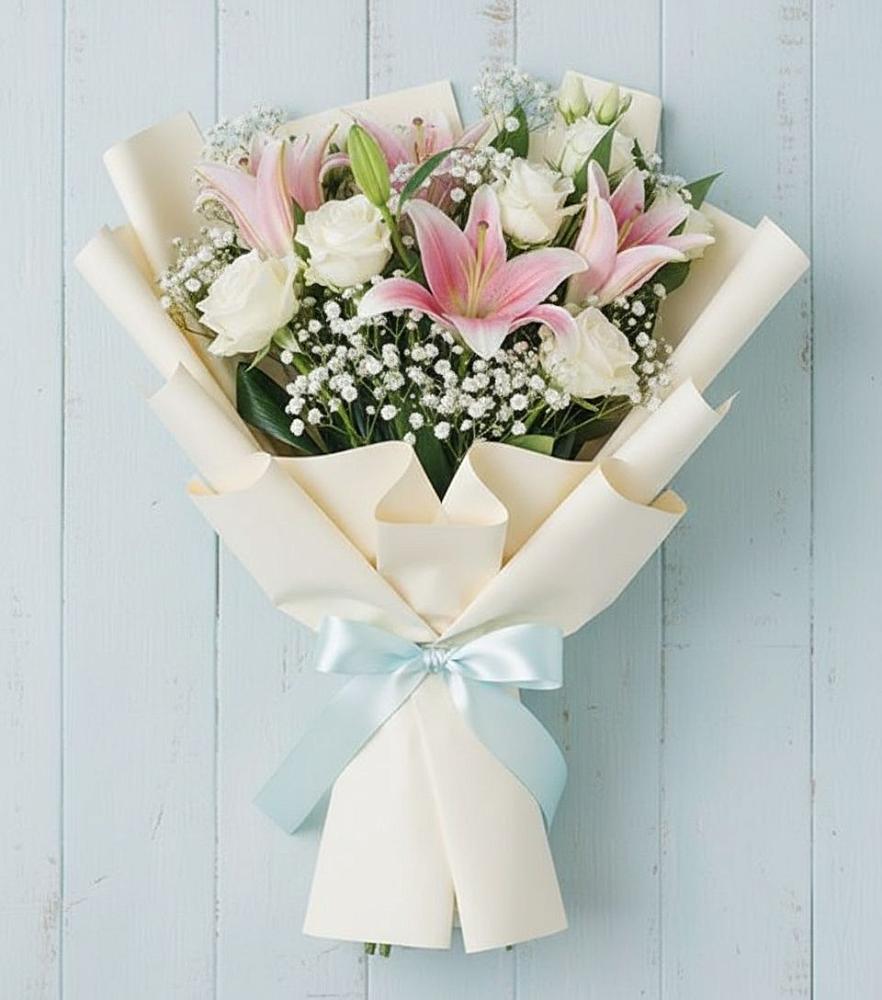 Букет цветов из: Лилии в Раменском