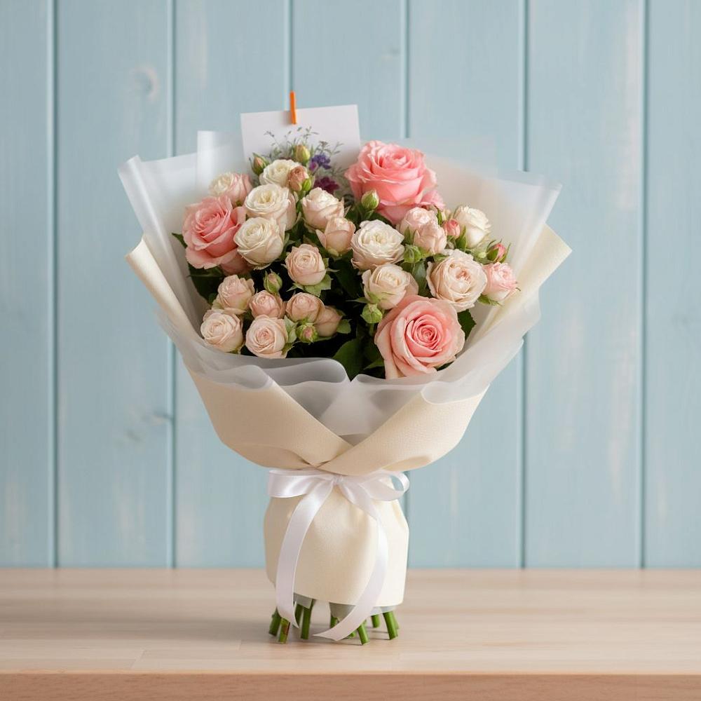 Букет цветов из: Розы в Раменском