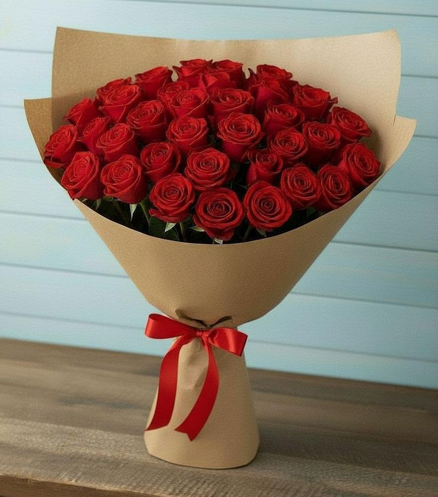 Букет Красные розы Милано в Раменском