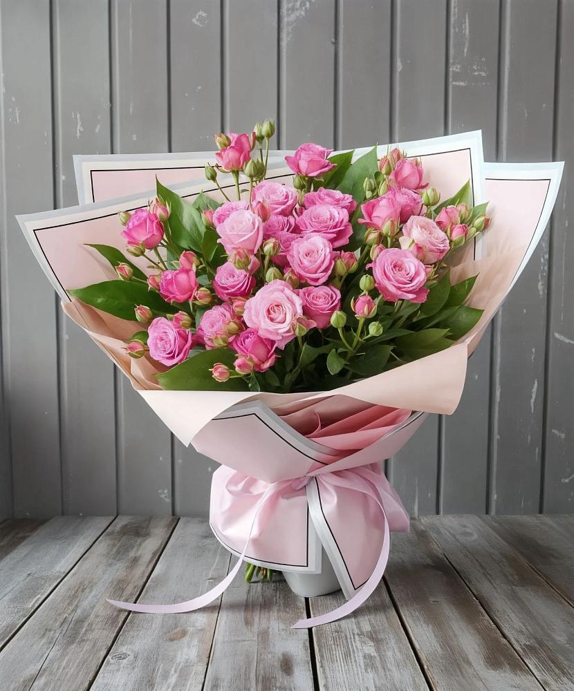 Букет Розовый кустик в Раменском