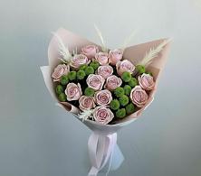 Букет цветов из:  Розы и Хризантемы #REPLACE_PRED# Раменском