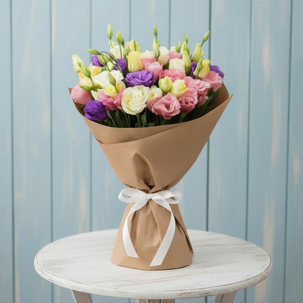 Букет цветов из: Лизиантусы в Раменском