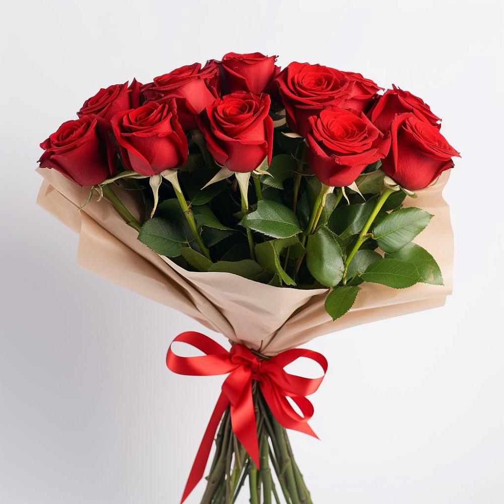 Букет 11 Красных роз Эдлесс Лав в Раменском