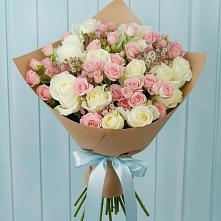 Букет цветов из:  Розы в Раменском