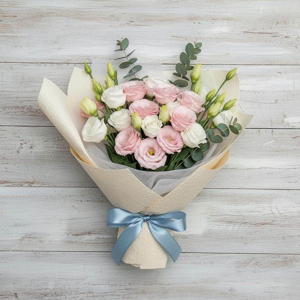 Букет цветов из: Лизиантусы в Раменском